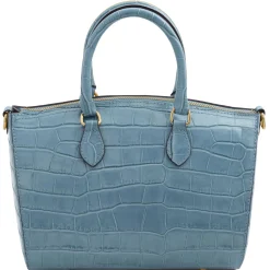 Croc Print Leather Duffle bag