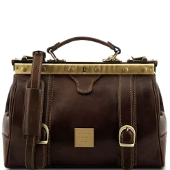 Doctor Gladstone Leather bag With Front Straps