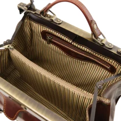 Doctor Gladstone Leather bag With Front Straps