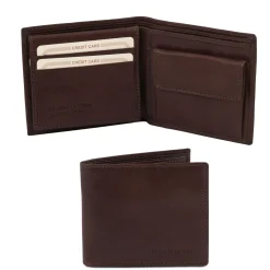 Exclusive 3 Fold Leather Wallet for men With Coin Pocket