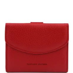 Exclusive 3 Fold Leather Wallet for Women With Coin Pocket
