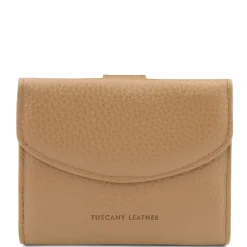 Exclusive 3 Fold Leather Wallet for Women With Coin Pocket