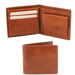 Exclusive 3 Fold Leather Wallet for men With Coin Pocket
