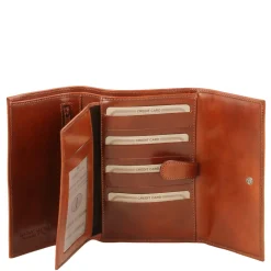 Exclusive 4 Fold Leather Wallet for Women