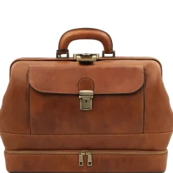 Exclusive Double-bottom Leather Doctor bag