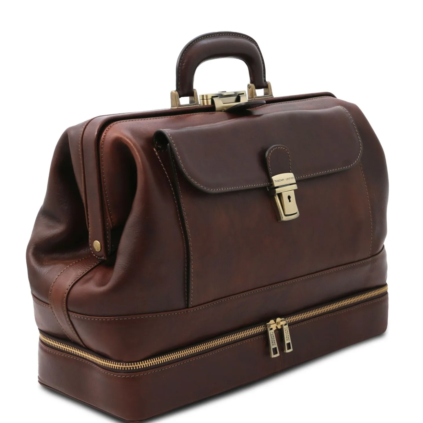 Exclusive Double-bottom Leather Doctor bag