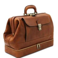 Exclusive Double-bottom Leather Doctor bag