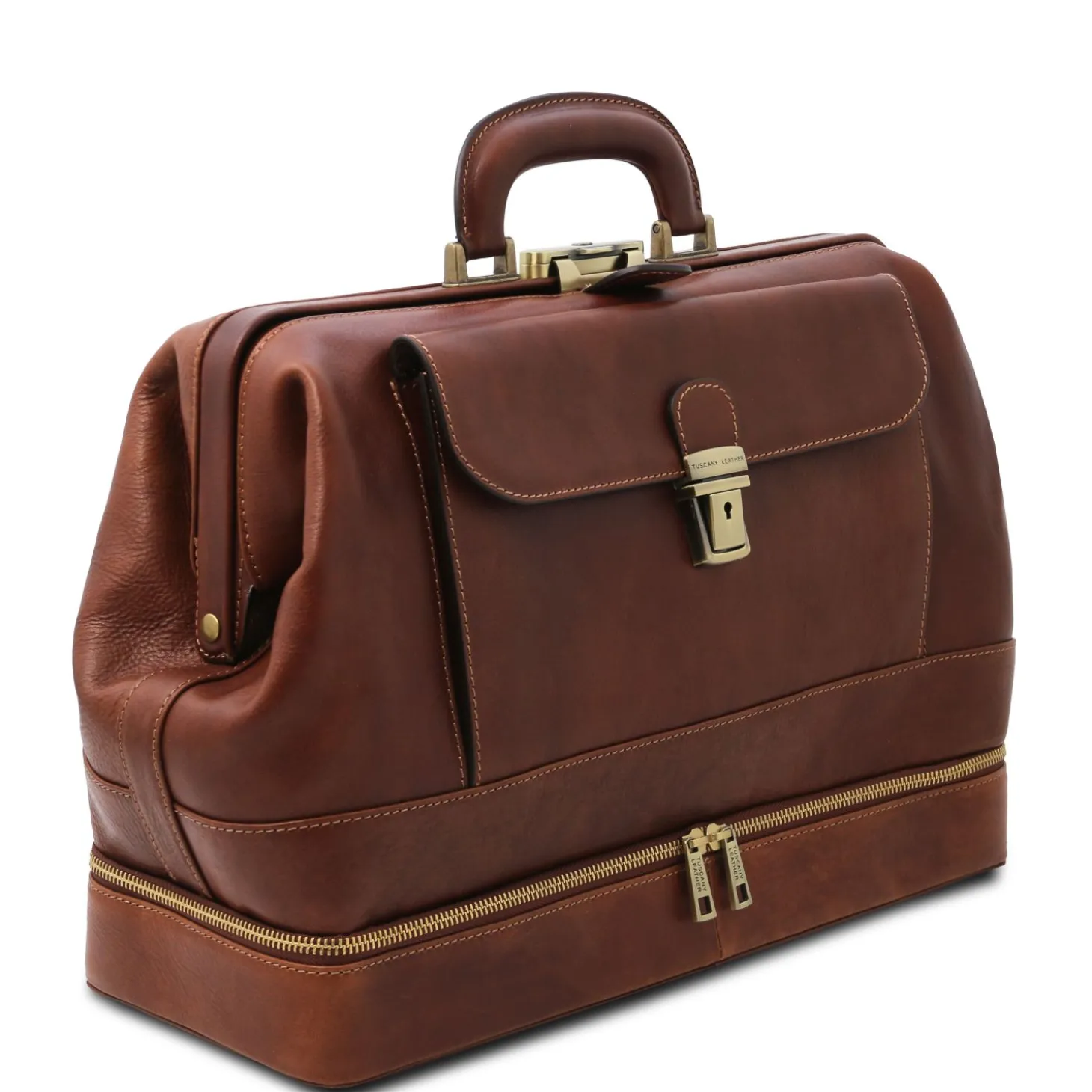 Exclusive Double-bottom Leather Doctor bag