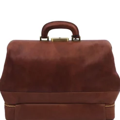 Exclusive Double-bottom Leather Doctor bag