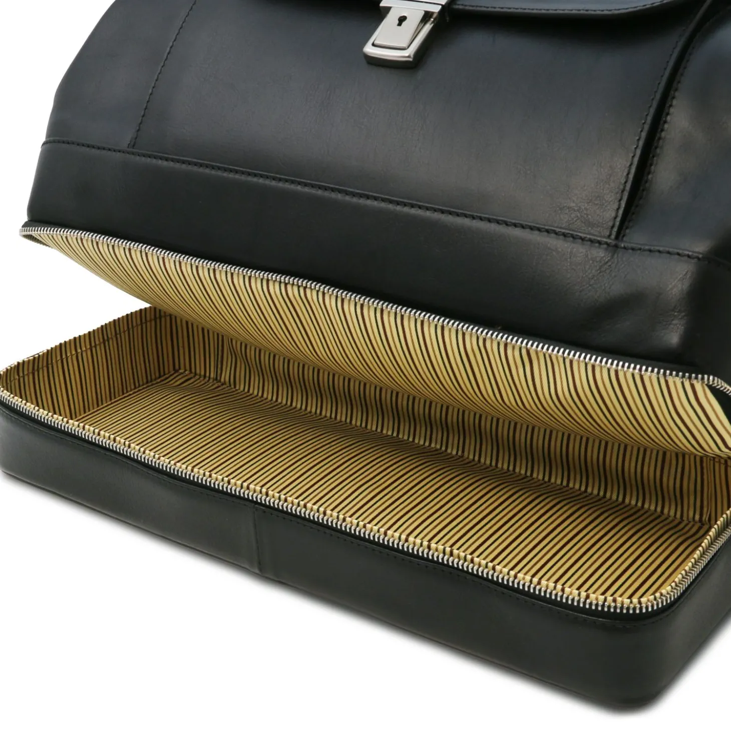 Exclusive Double-bottom Leather Doctor bag
