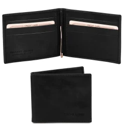 Exclusive Leather Card Holder With Money Clip
