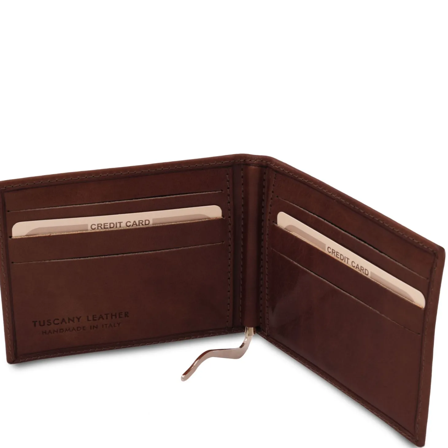 Exclusive Leather Card Holder With Money Clip
