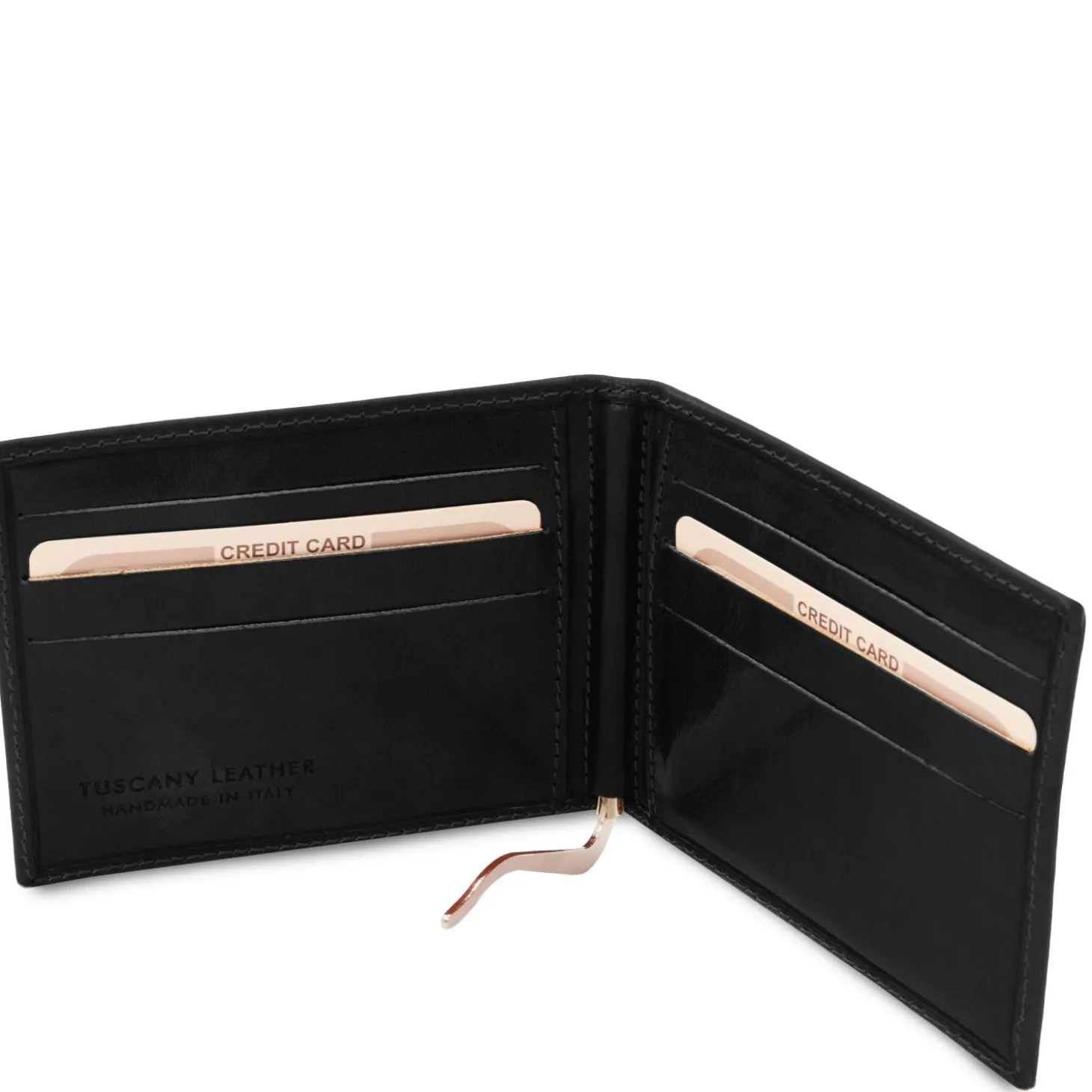 Exclusive Leather Card Holder With Money Clip