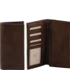 Exclusive Vertical 2 Fold Leather Wallet for men