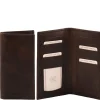 Exclusive Vertical 2 Fold Leather Wallet