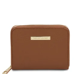 Exclusive zip Around Leather Wallet