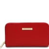 Exclusive zip Around Leather Wallet