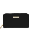 Exclusive zip Around Leather Wallet