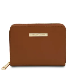 Exclusive zip Around Leather Wallet