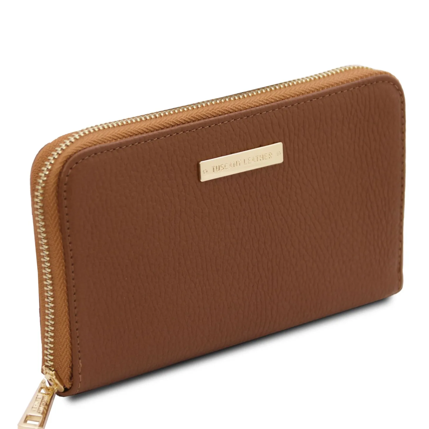 Exclusive zip Around Leather Wallet