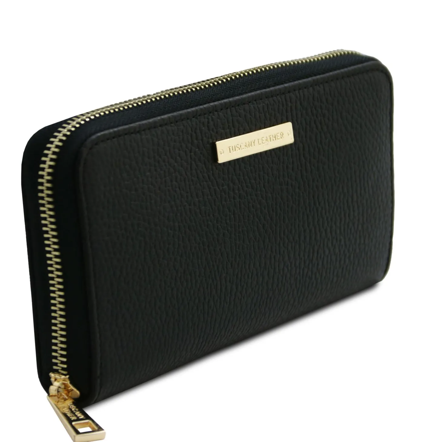 Exclusive zip Around Leather Wallet