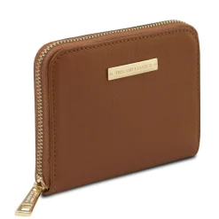 Exclusive zip Around Leather Wallet