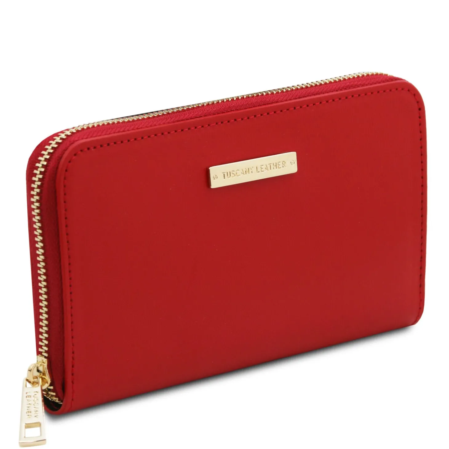 Exclusive zip Around Leather Wallet