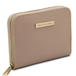 Exclusive zip Around Leather Wallet