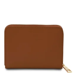 Exclusive zip Around Leather Wallet