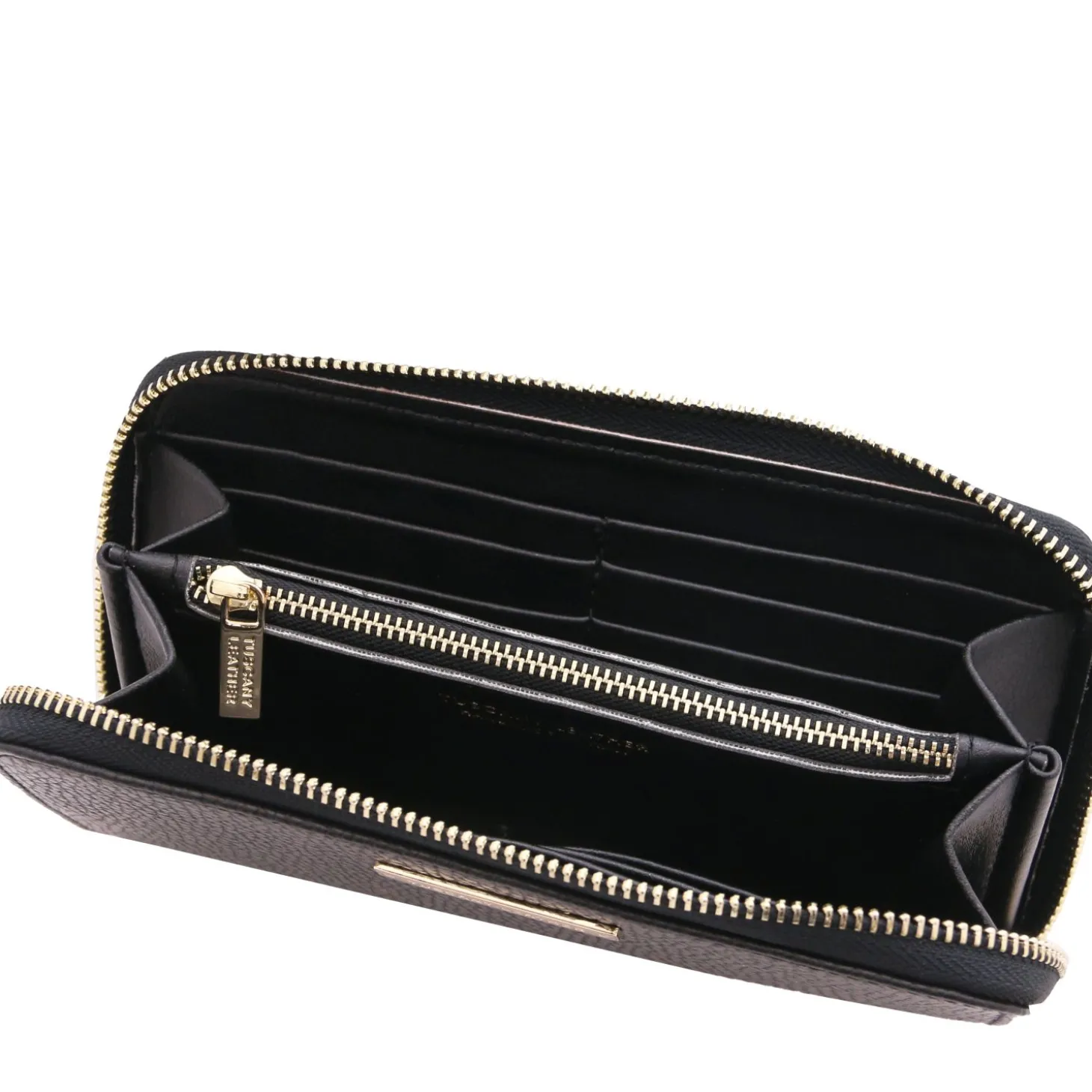 Exclusive zip Around Leather Wallet