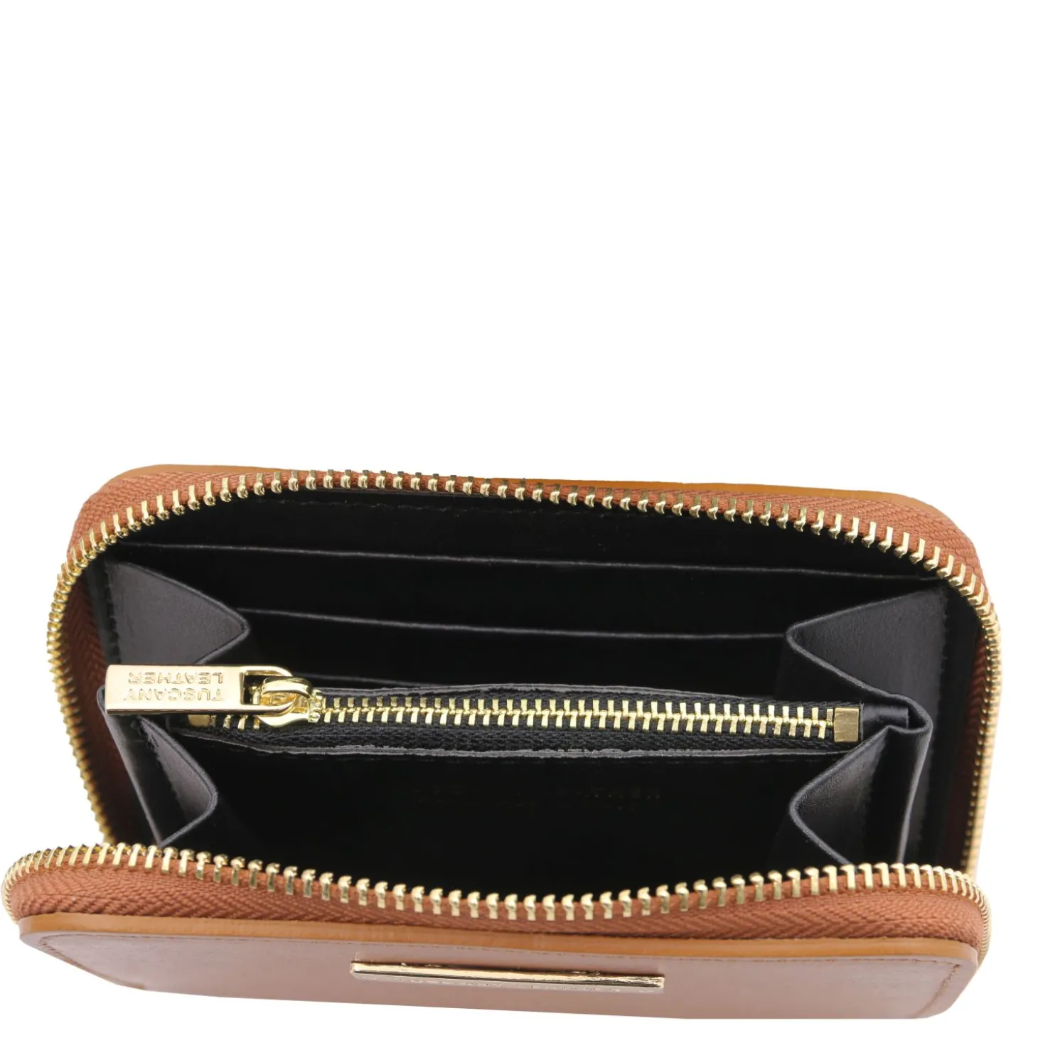 Exclusive zip Around Leather Wallet