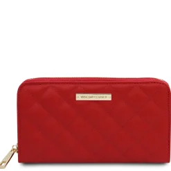 Exclusive zip Around Soft Leather Wallet