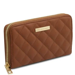 Exclusive zip Around Soft Leather Wallet