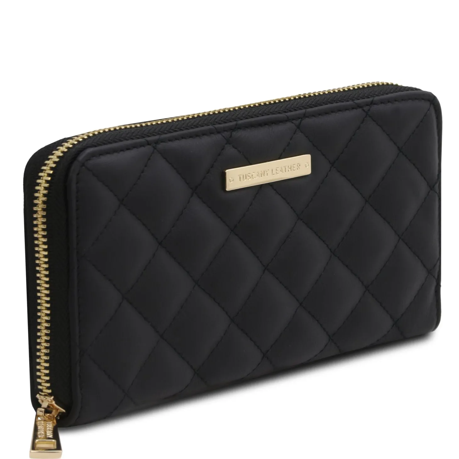 Exclusive zip Around Soft Leather Wallet