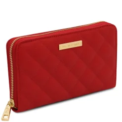 Exclusive zip Around Soft Leather Wallet