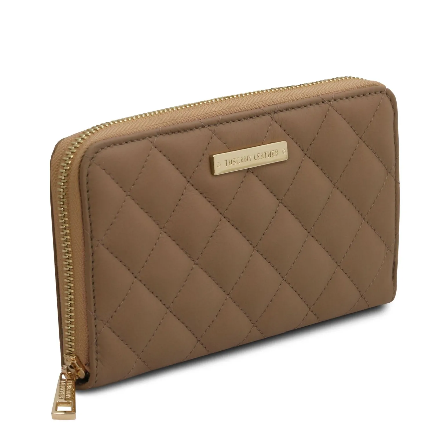 Exclusive zip Around Soft Leather Wallet