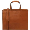 Leather Briefcase 3 Compartments for Women