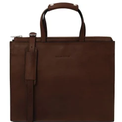 Leather Briefcase 3 Compartments for Women