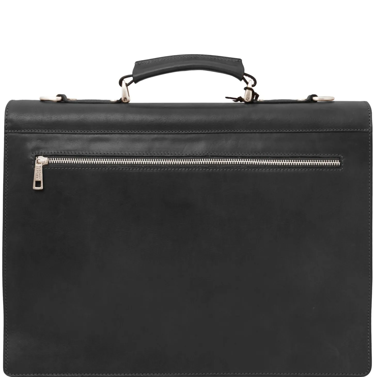 Leather Briefcase 3 Compartments