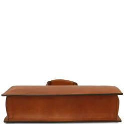Leather Briefcase 3 Compartments for Women