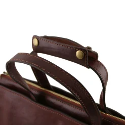 Leather Briefcase 3 Compartments for Women