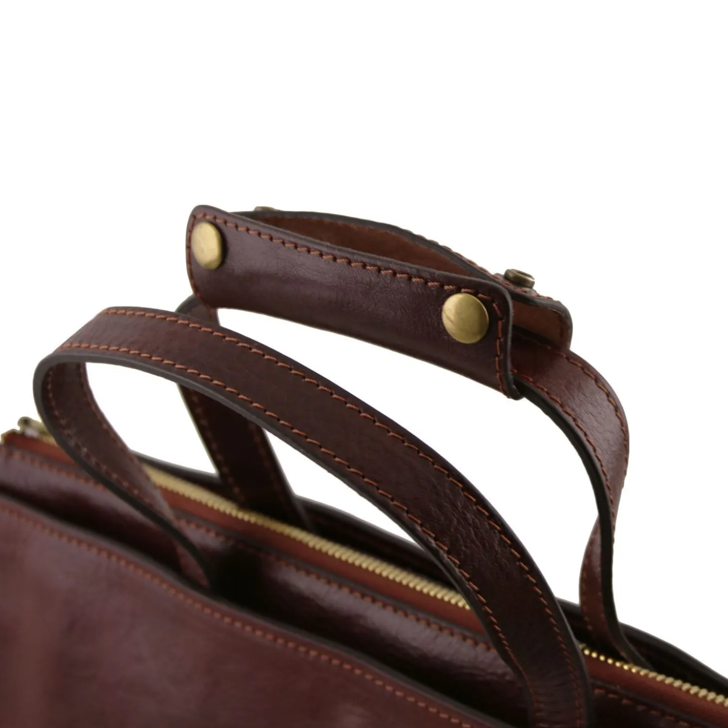 Leather Briefcase 3 Compartments for Women