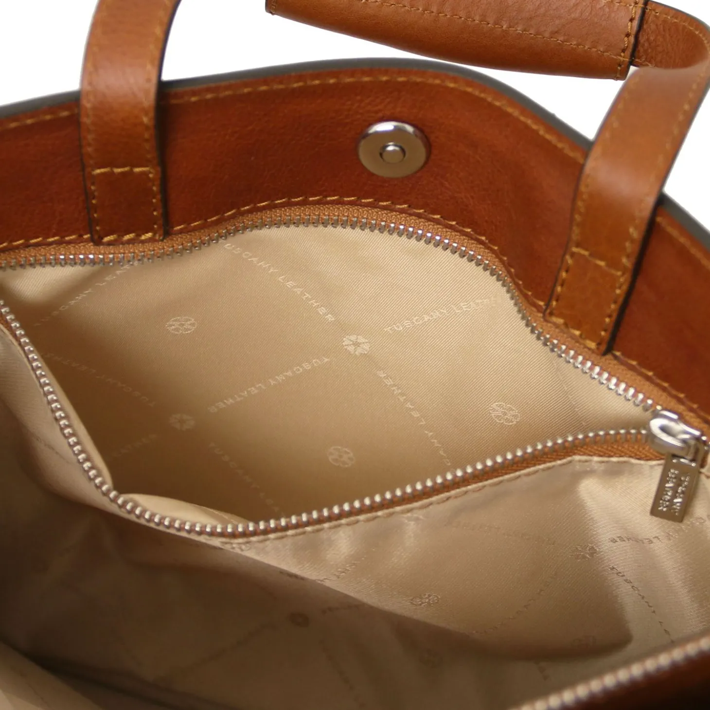 Leather Briefcase 3 Compartments for Women