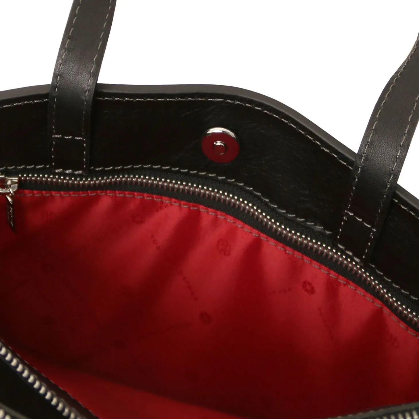 Leather Briefcase 3 Compartments for Women