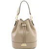 Leather Bucket bag