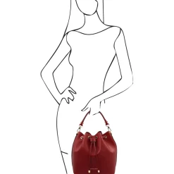 Leather Bucket bag