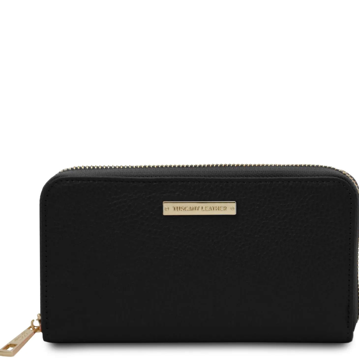 Leather Bucket bag and Exclusive zip Around Leather Wallet