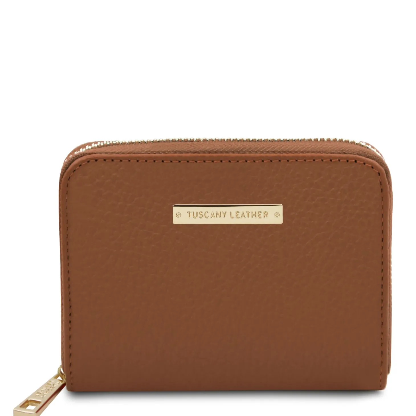 Leather Bucket bag and Exclusive zip Around Leather Wallet
