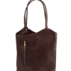 Leather Convertible Backpack Shoulderbag