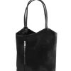 Leather Convertible Backpack Shoulderbag
